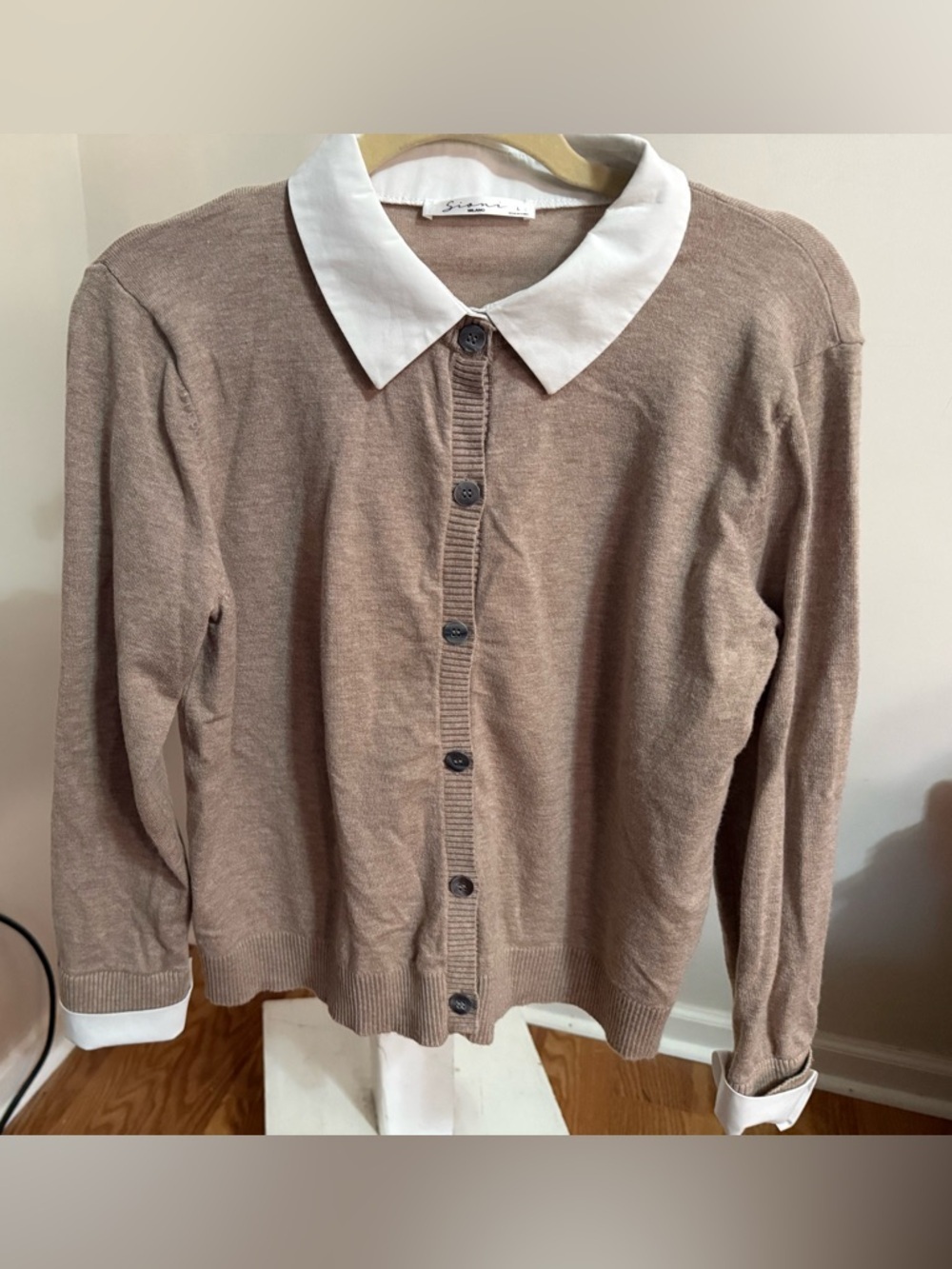 Sioni Milano Sweater with Attached Blouse